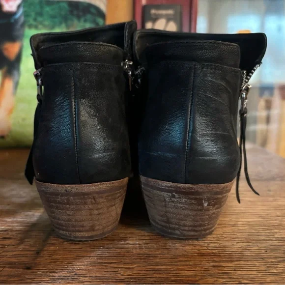 Sam Edelman Suede Zip Booties - Picture 2 of 6
